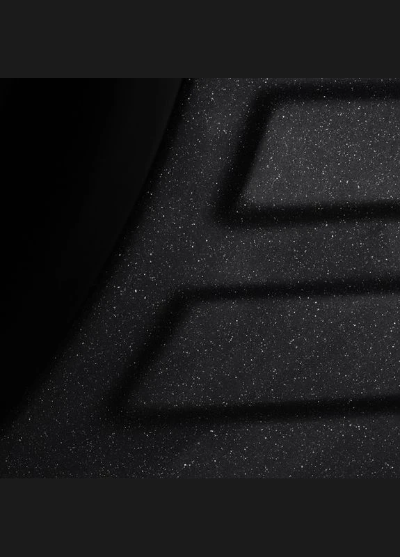 Кухонная мойка Haiba HB8311-G226 Black 570x450x180 (HB0979), гранитная, овальная, с крылом для посуды, черная, матовая Haibo (399428685)