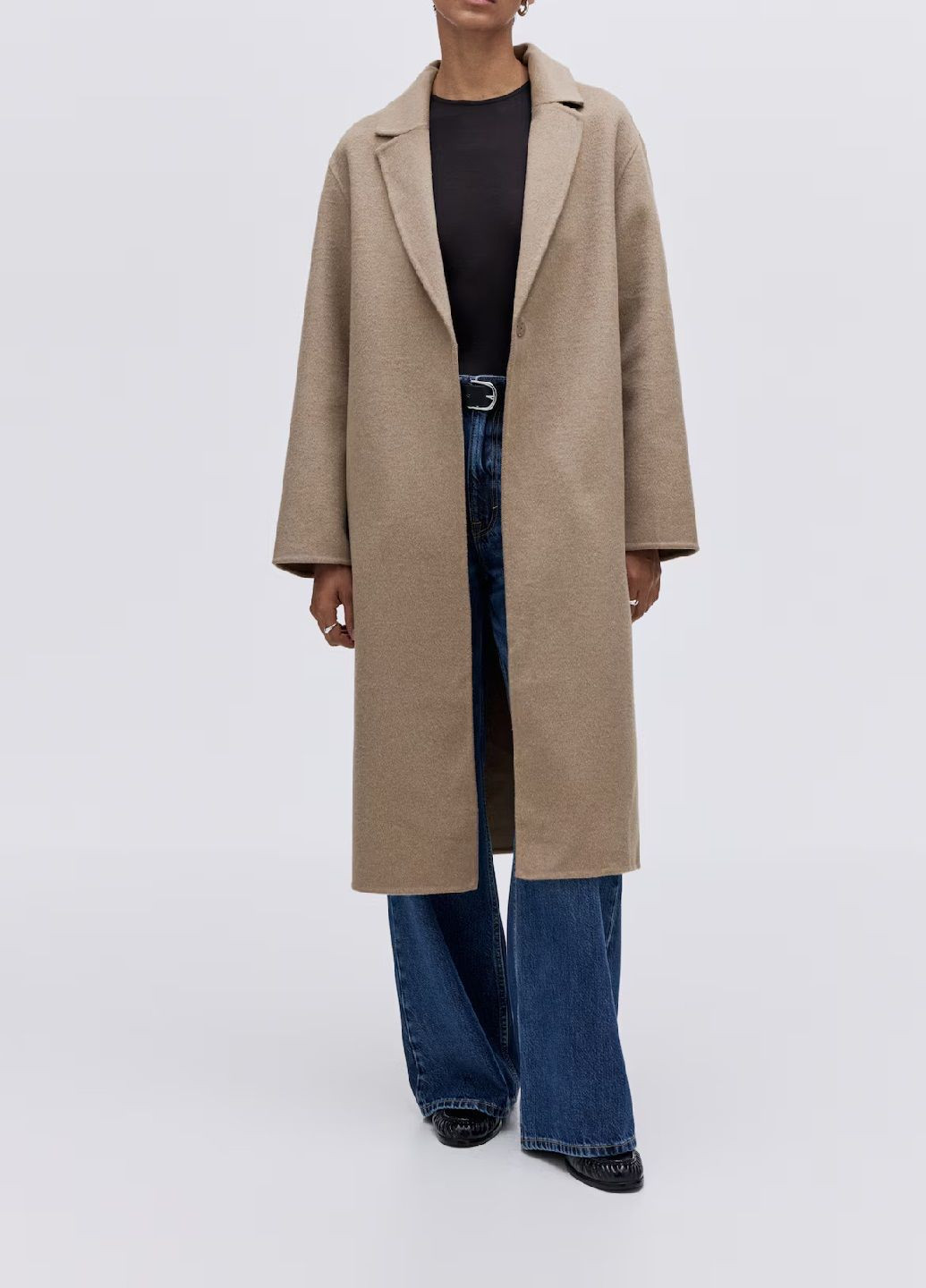 Бежеве демісезонне Пальто H&M