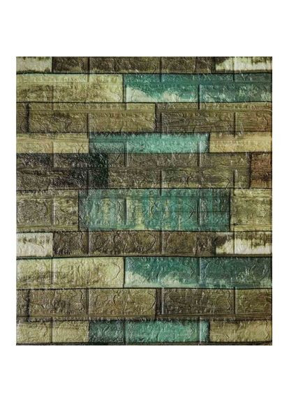 Самоклеюча 3D панель Катеринославська цегла "Камуфляж" 770x700x5мм Loft Expert (307287166)