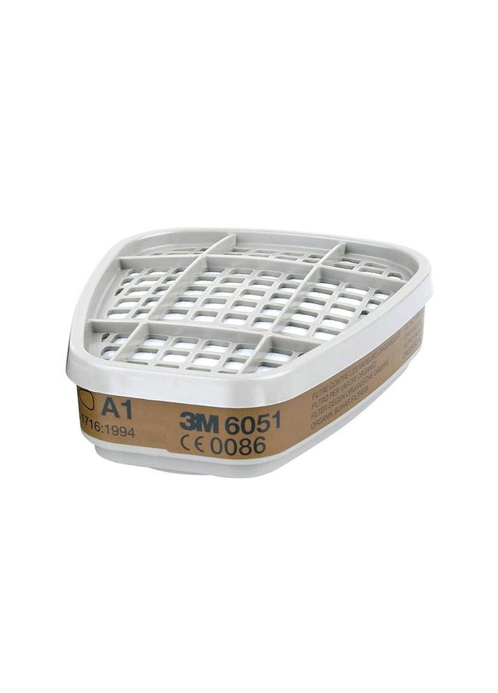 Вугільний фільтр 3M 6051 A1 для респіраторів 6000 6500 7000 7500 захист від органічних парів 3М (326065857)