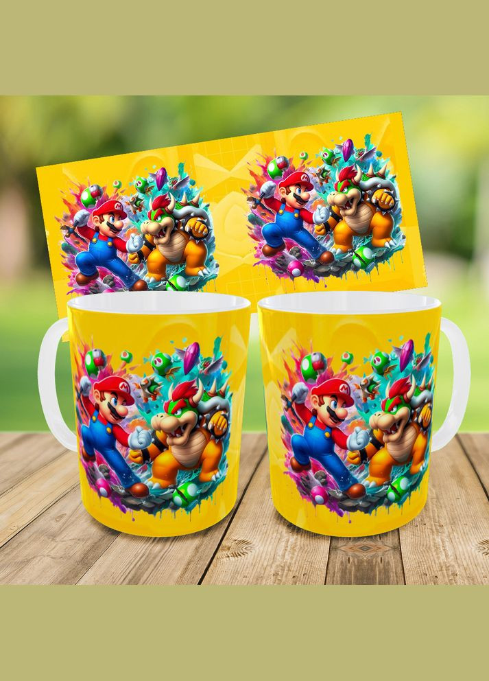 Набір: дитяча сумка-бананка+кружка Супер Маріо 32х15см, бананка для хлопчика через плече на подарунок (0304) No Brand (319760326)