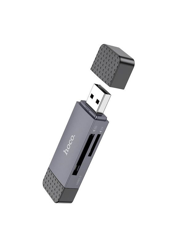 Кардидер HB45 Spirit 2-in-1 USB-USB Type-C 3.0 Black (6942007620529) Hoco (364860798)
