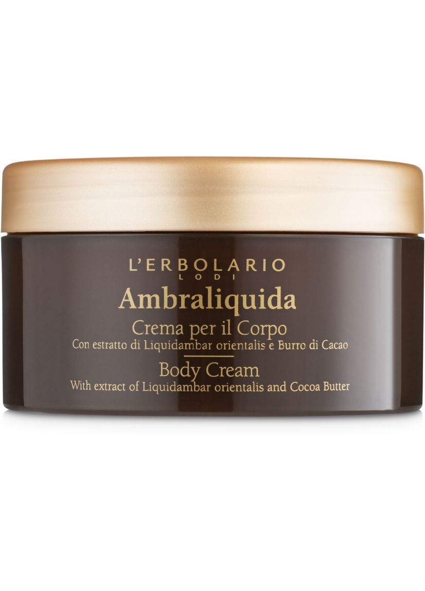 Ароматизированный крем для тела Ambraliquida Crema Per Il Corpo 250ml (50591-22105) L'erbolario (368626304)