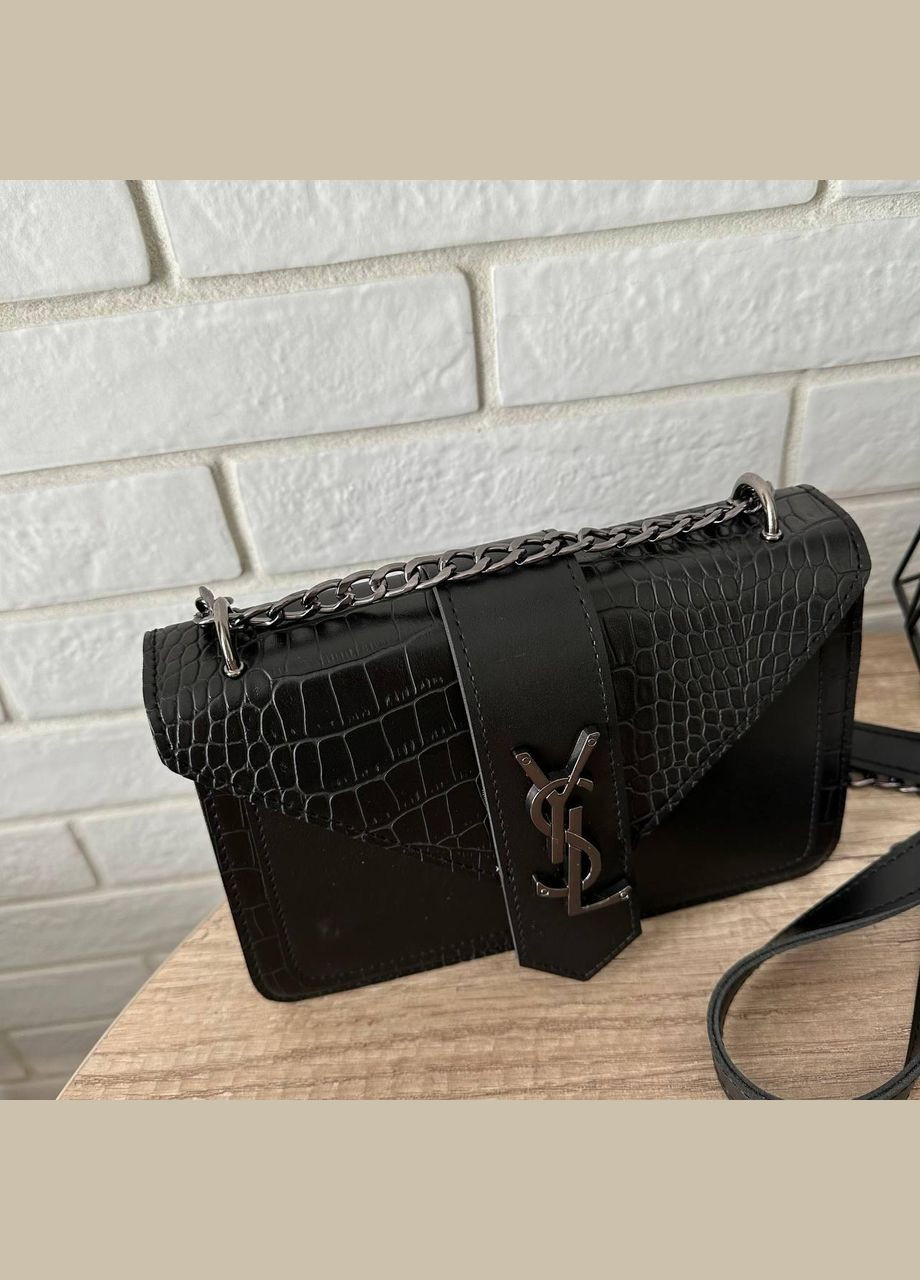 Маленькая женская сумочка клатч под рептилию на цепочке No Brand (298997490)