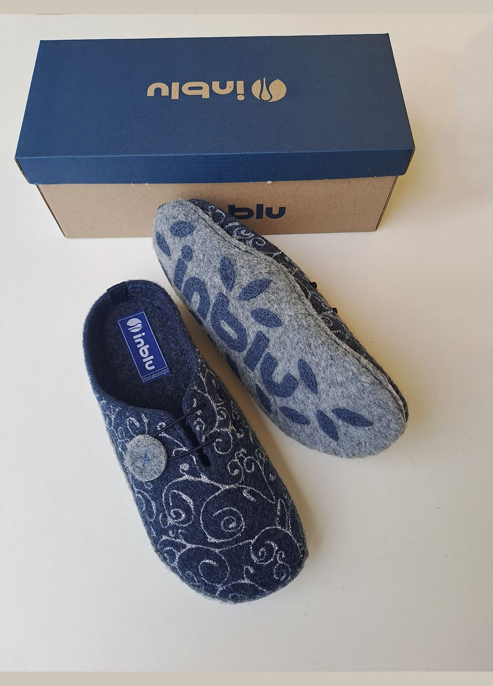 Капці безшумні закриті паркетні Inblu (338628120)