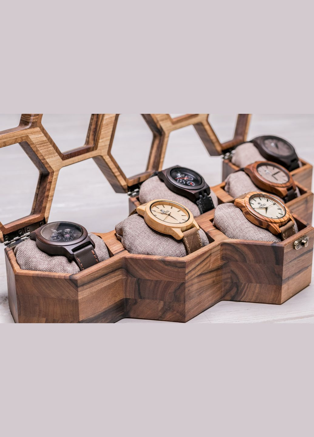 Шкатулка для часов Подарок для мужчины с именным гравированием EcoWalnut (295548194)