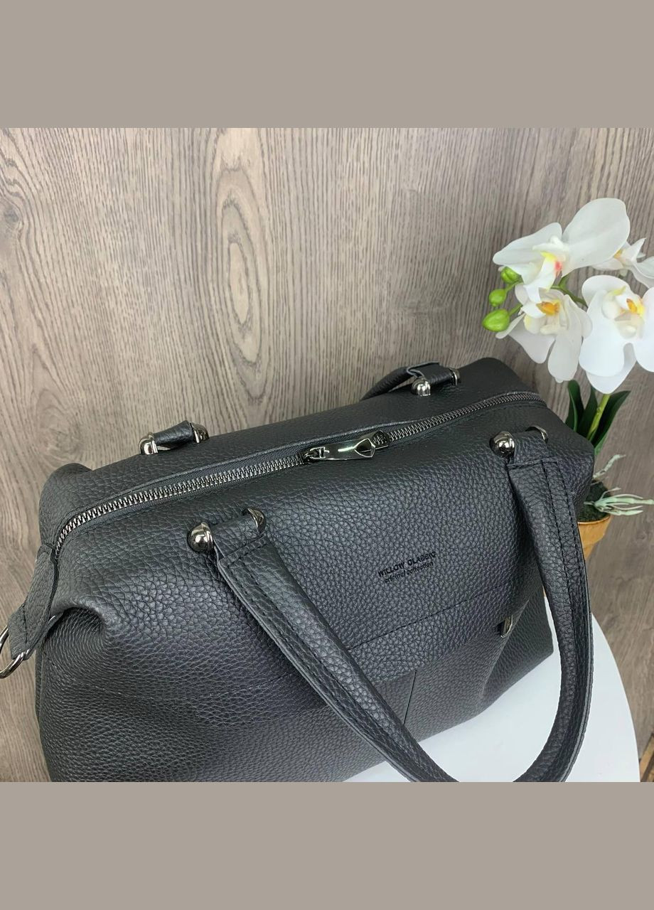 Большая женская сумка, городская сумка для девушек через плечо Черный No Brand (298997034)