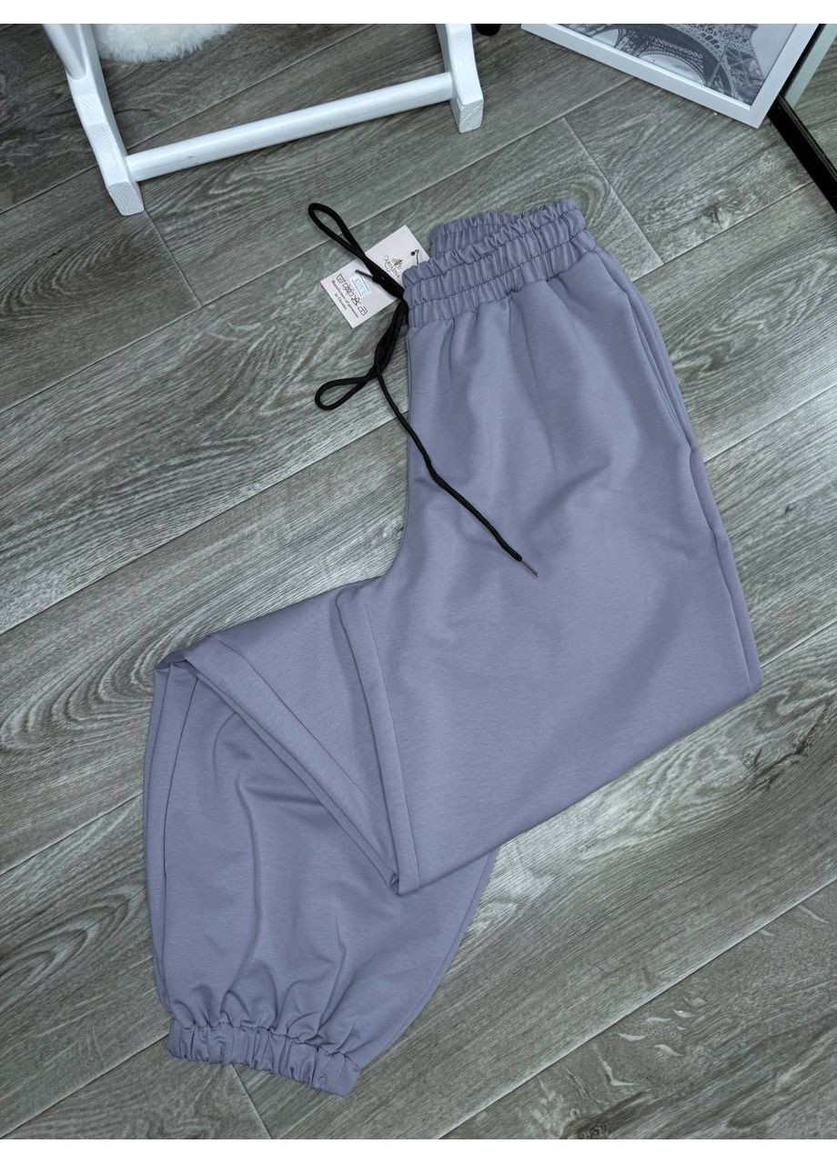 Штани Джогери оверсайз з високою посадкою,турецький рикотаж Україна (351486551)