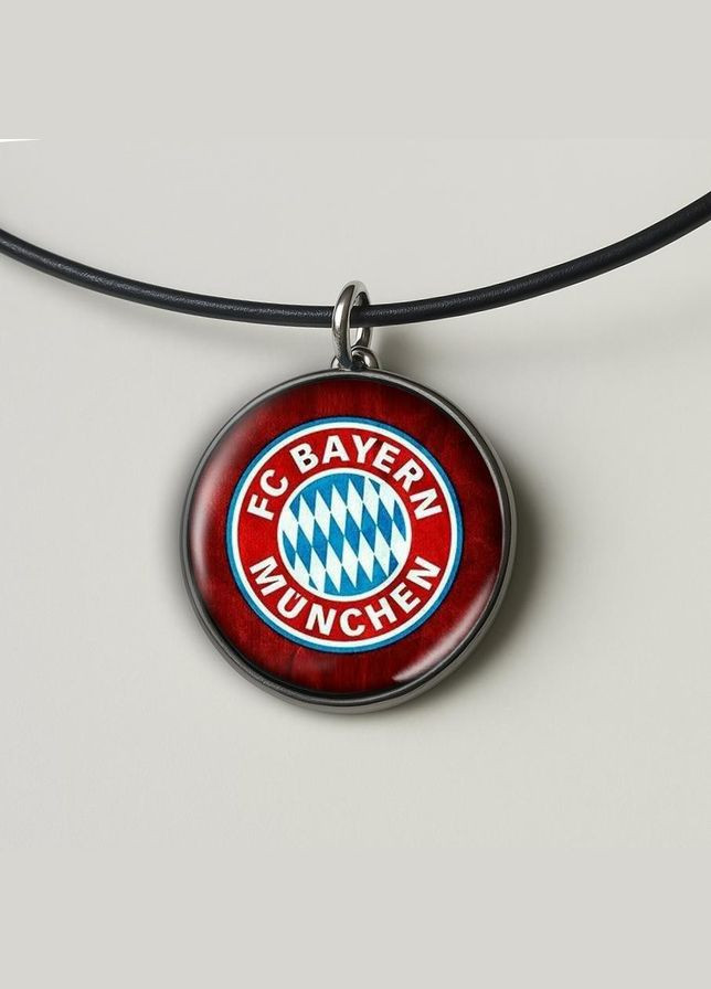 Підвіска (кулон) Баварія (футбольна команда) #022 (круглий) No Brand (328050762)