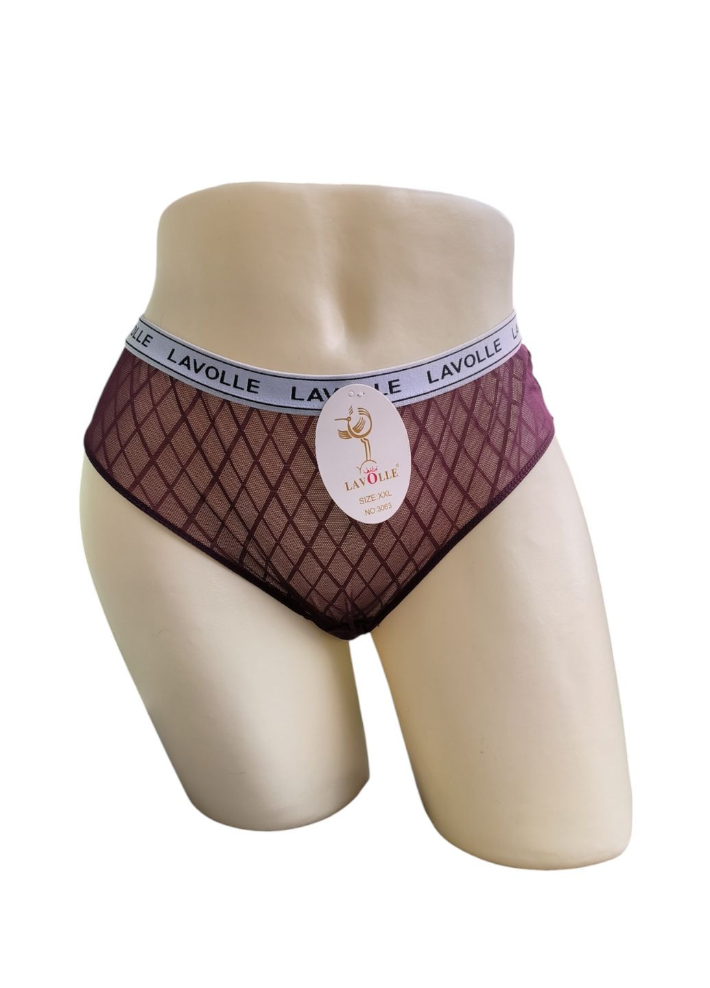 Трусы стринги с прозрачной сеточки Lavolle (316646328)