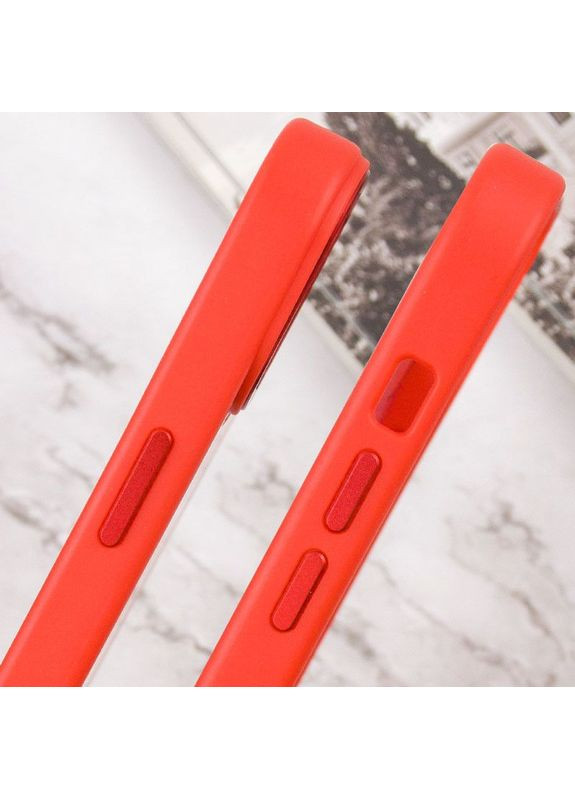 Чохол TPU+Glass Sapphire Midnight Open Camera з MagSafe для Apple iPhone 15 Plus (6.7") Червоний Epik (372972312)