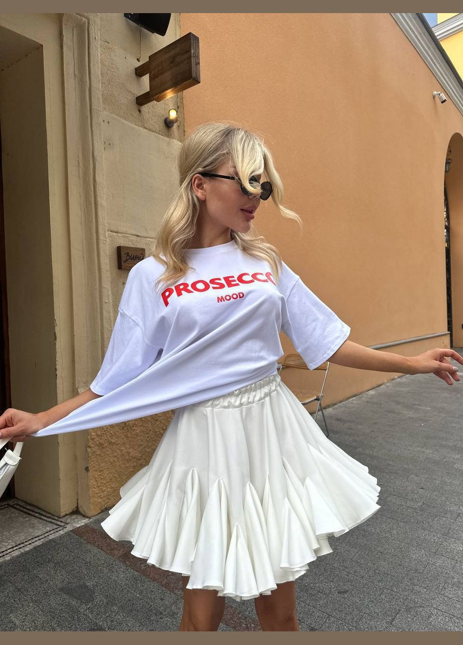 Вайбова футболка 💕 “Prosecco mood” Luna - (322463314)