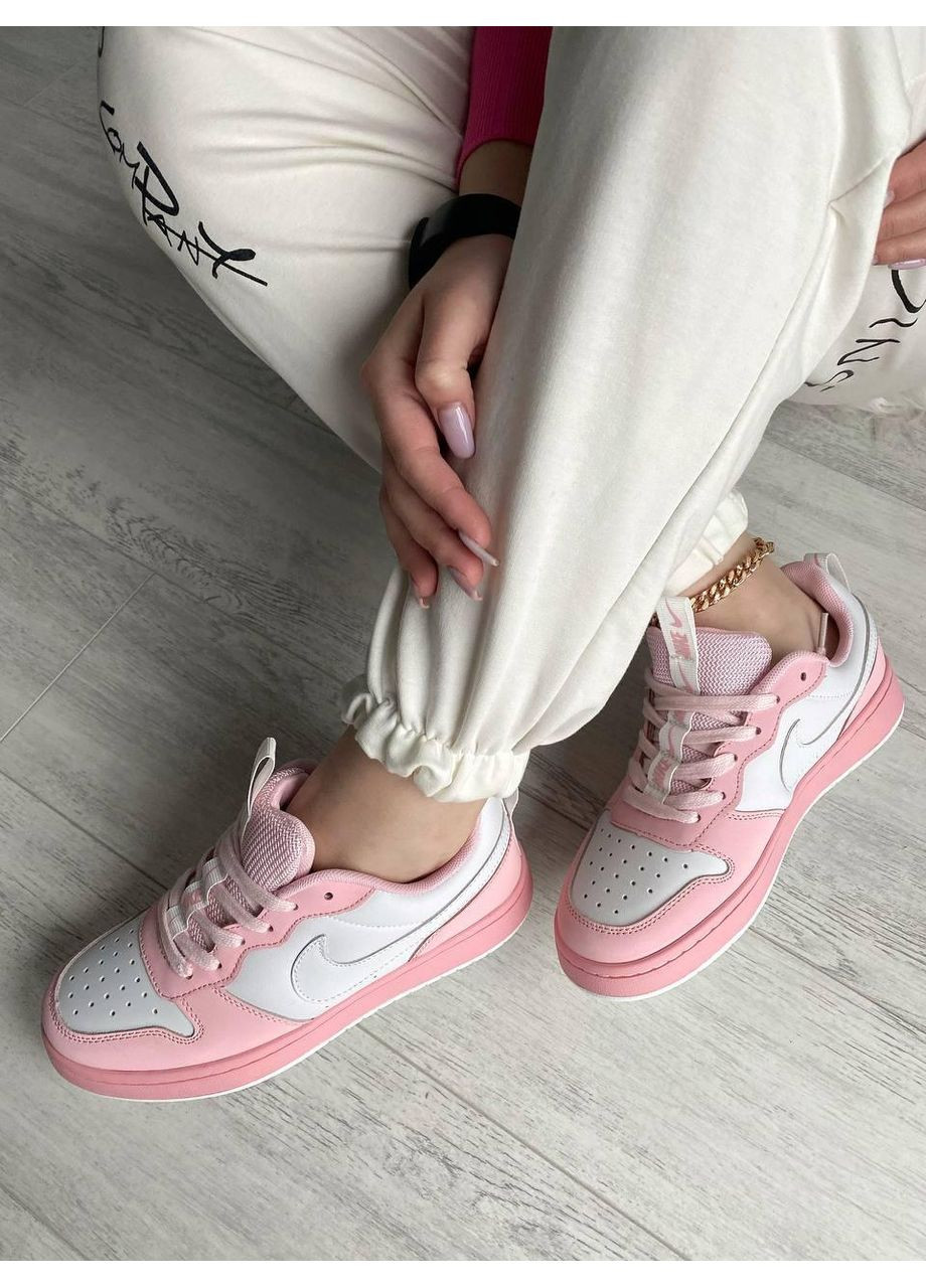 КРОСІВКИ ЖІНОЧІ NIKE AIR FORCE 1 PINK 1 НАЙК АІР ФОРС 1 ПРЕМІУМ No Brand рожеві демісезони (369391213)