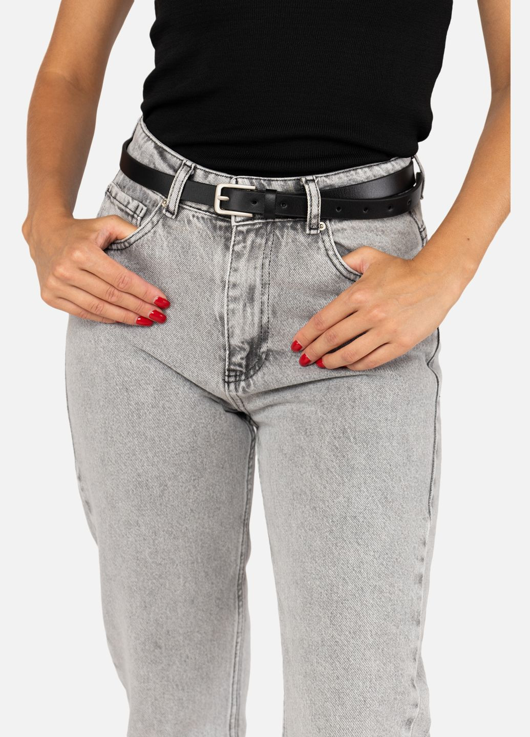 Женские джинсы, mom цвет светло-серый ЦБ-00255790 Blue Hill - (307362385)