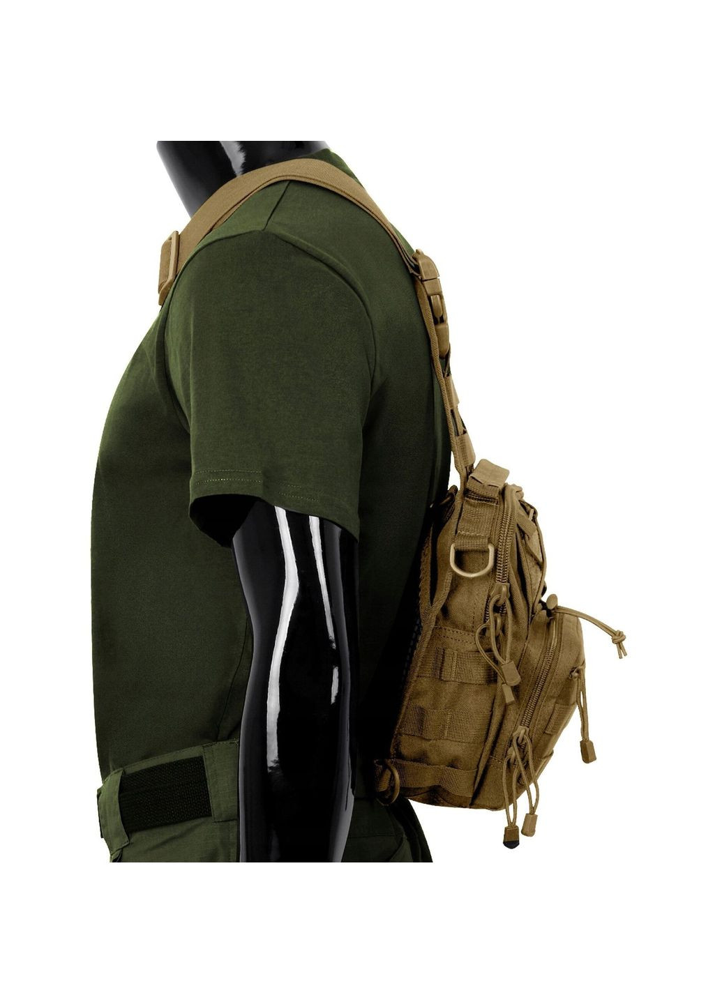 Сумка через плече Shoulder Bag Molle 7 л, Coyote MFH (321973060)