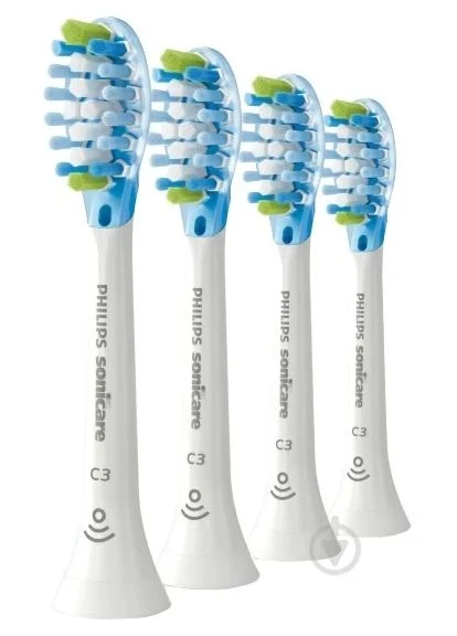 Змінні насадки 4 шт. для зубних щіток Sonicare C3 Premium Plaque Defence HX9044 - Білі комплект Philips (377712659)