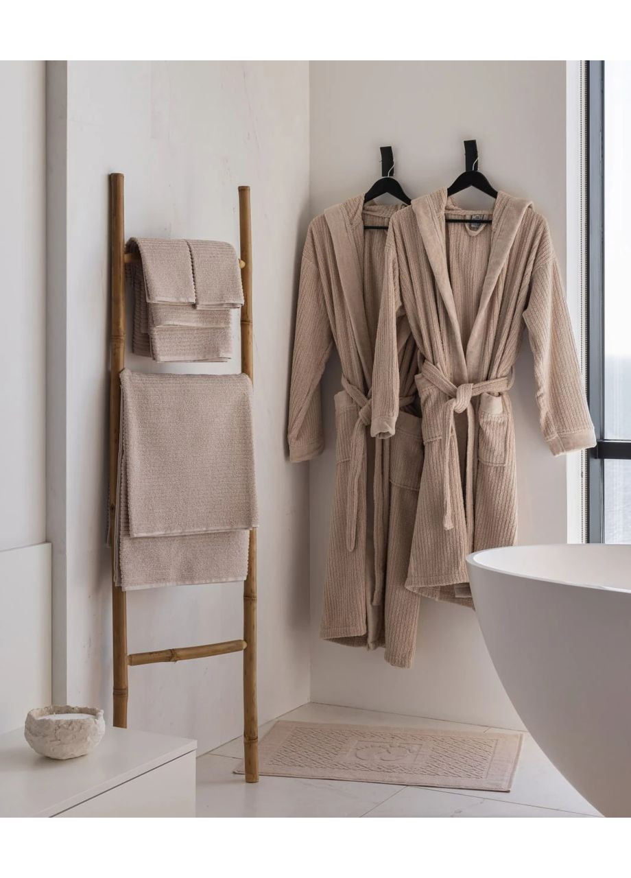 Полотенце Magma, 50×90 см HYGG полоска светло-бежевый