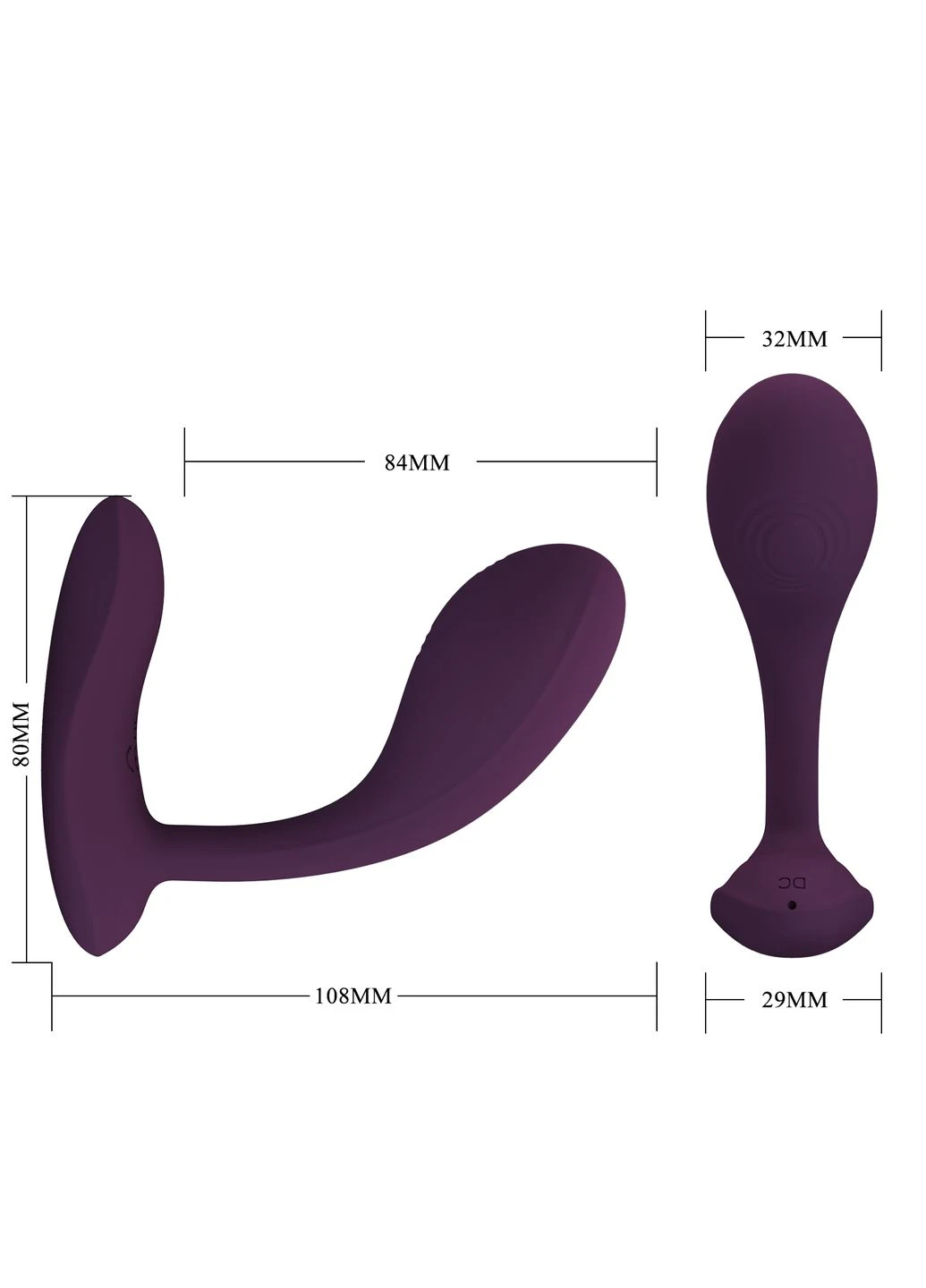Стимулятор G-точки Baird G-Spot Stimulator Purple Pretty Love (402315869)