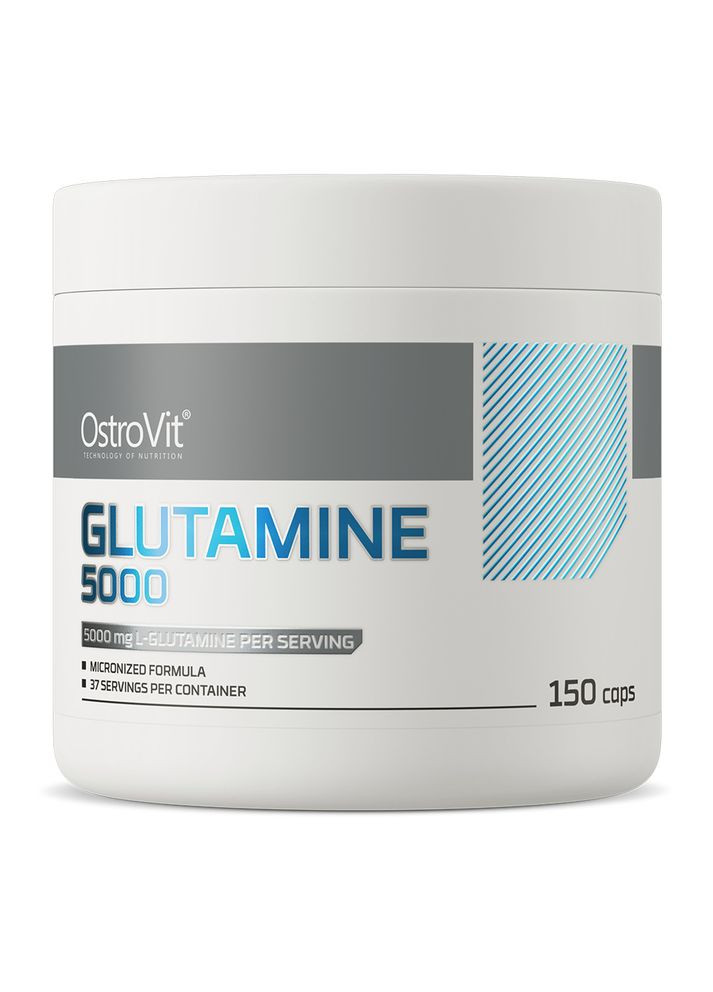 Глютамин Glutamine 5000 mg 150 caps Ostrovit (315820564)