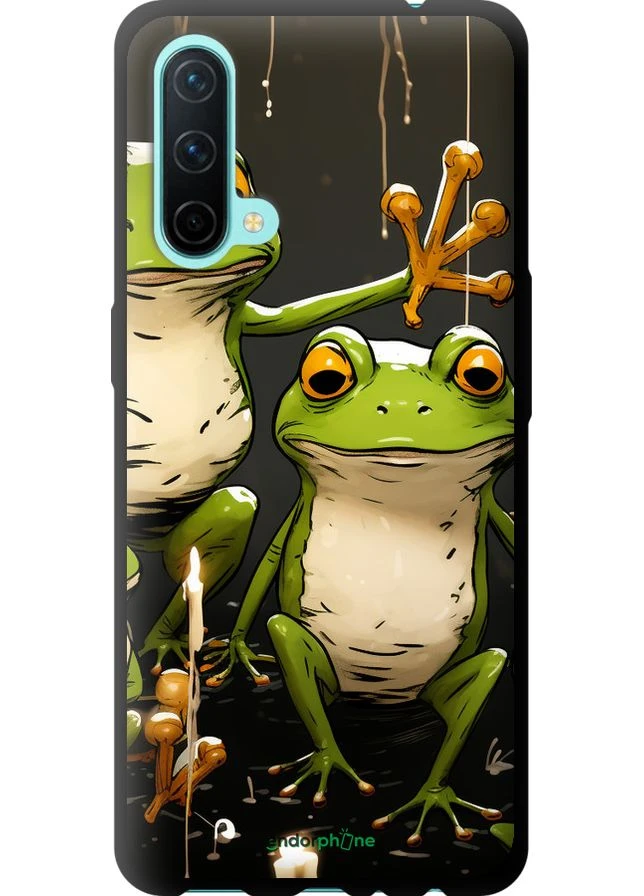 Чохол на OnePlus Nord CE Жабки 2 "5657b-2382-70447" Endorphone (387491351)