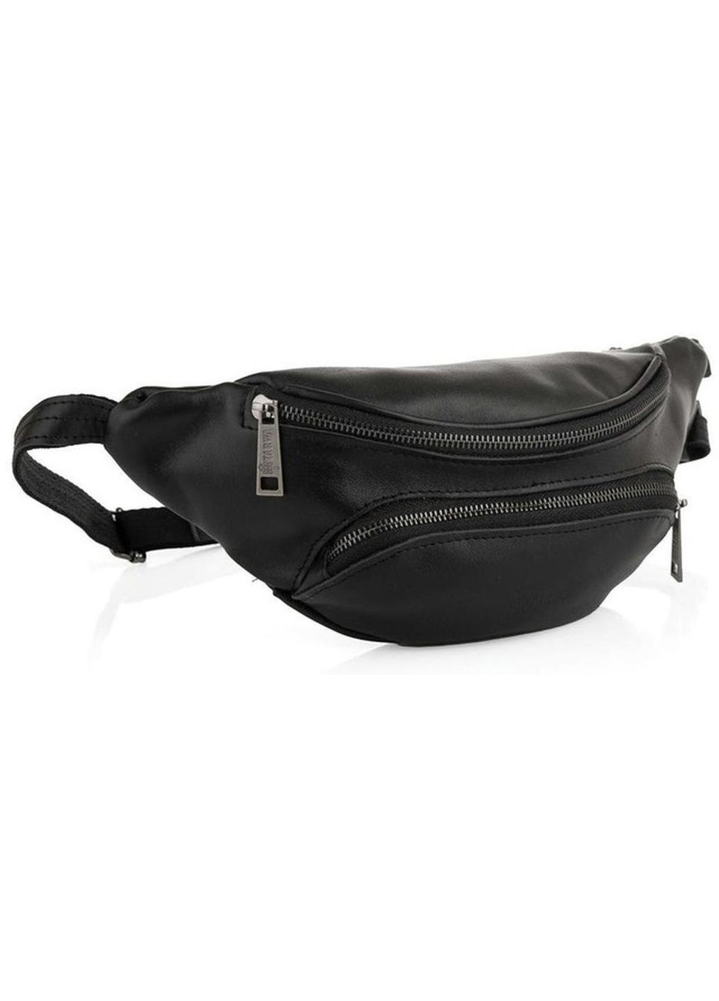 Сумка чоловіча на пояс через плече із натуральної шкіри середня Чорний 35510 TARWA (339041357)