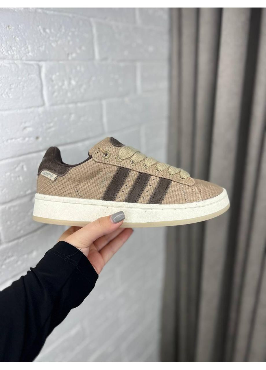 Бежеві Осінні кросівки чоловічі adidas campus 00s brown beige адідас кампус No Brand