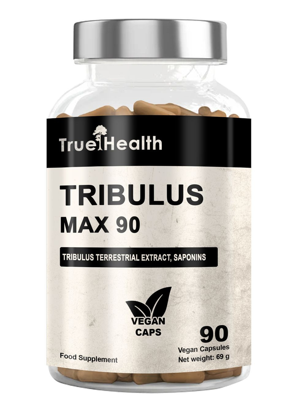 Стимулятор тестостерона Tribulus Max 200mg 90 vegan caps True Health (317173067)