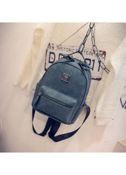 Середній міні рюкзак із зморшками No Brand (390038875)