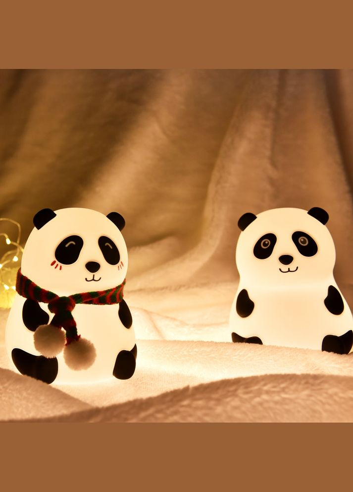 Ночник детский силиконовый Панда, 7 цветов LED USB Mommy Bag (280941866)