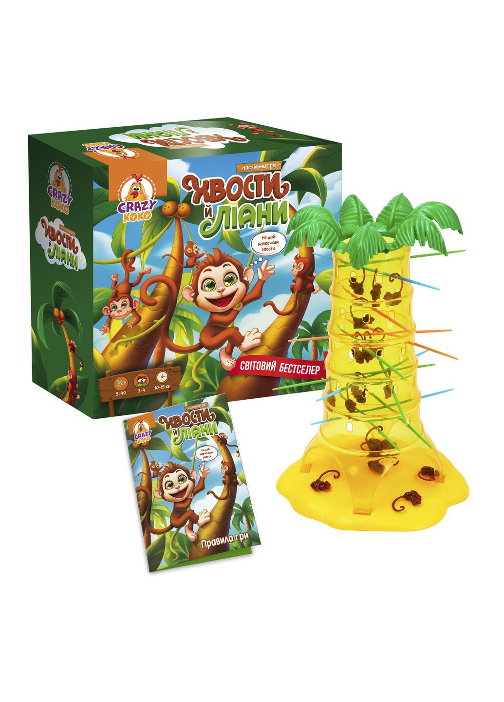 Игра настольная - Хвосты и лианы цвет разноцветный CB-00260282 Vladi toys (314888802)