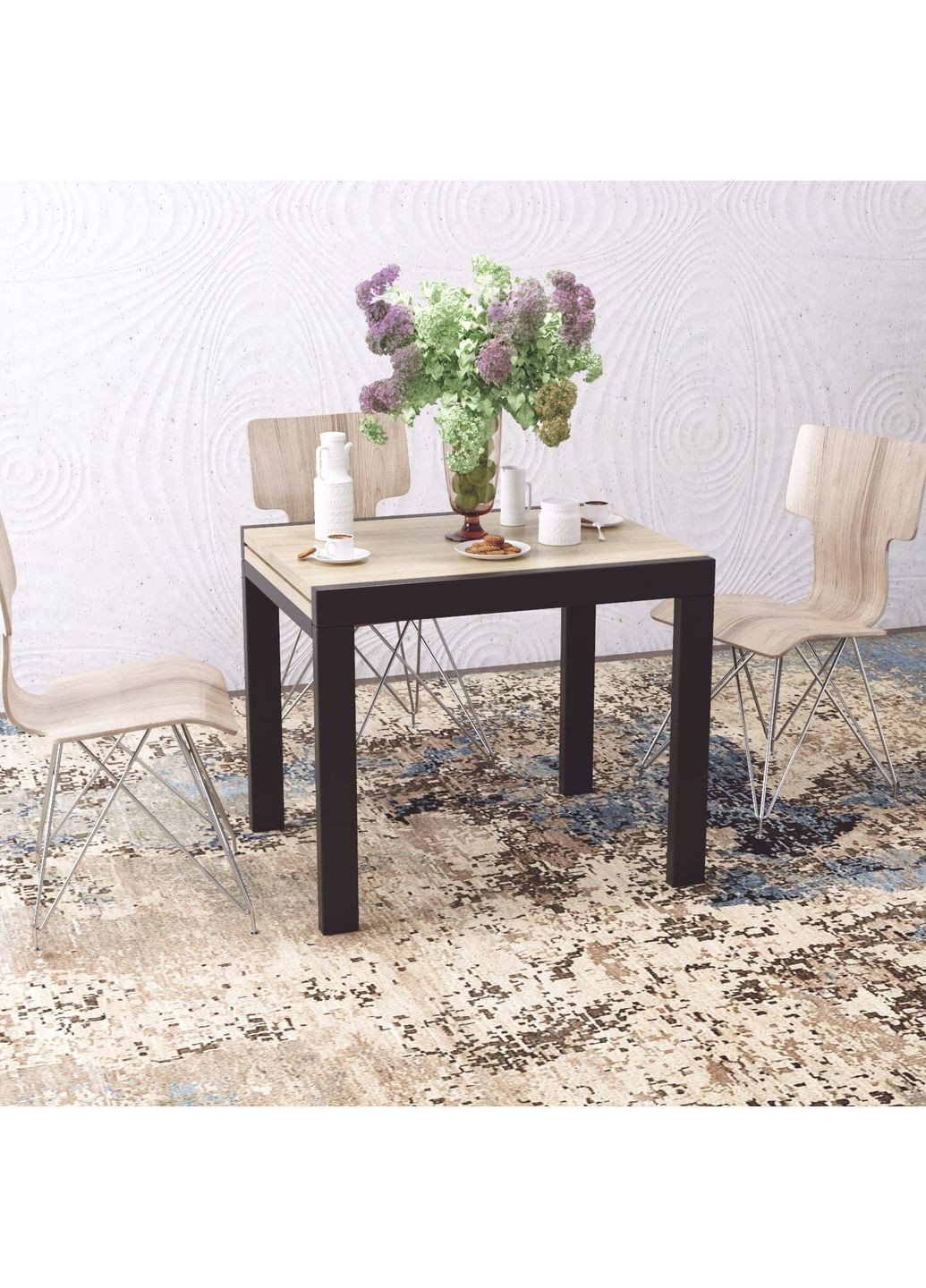 Стол-трансформер Kors 680x760x890 Дуб сонома/Венге (TB17130000200) Art In Head (337309079)