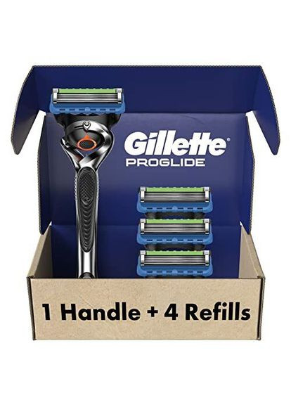Бритва чоловіча Proglide (1 станок і 4 картриджі) Gillette (278773520)