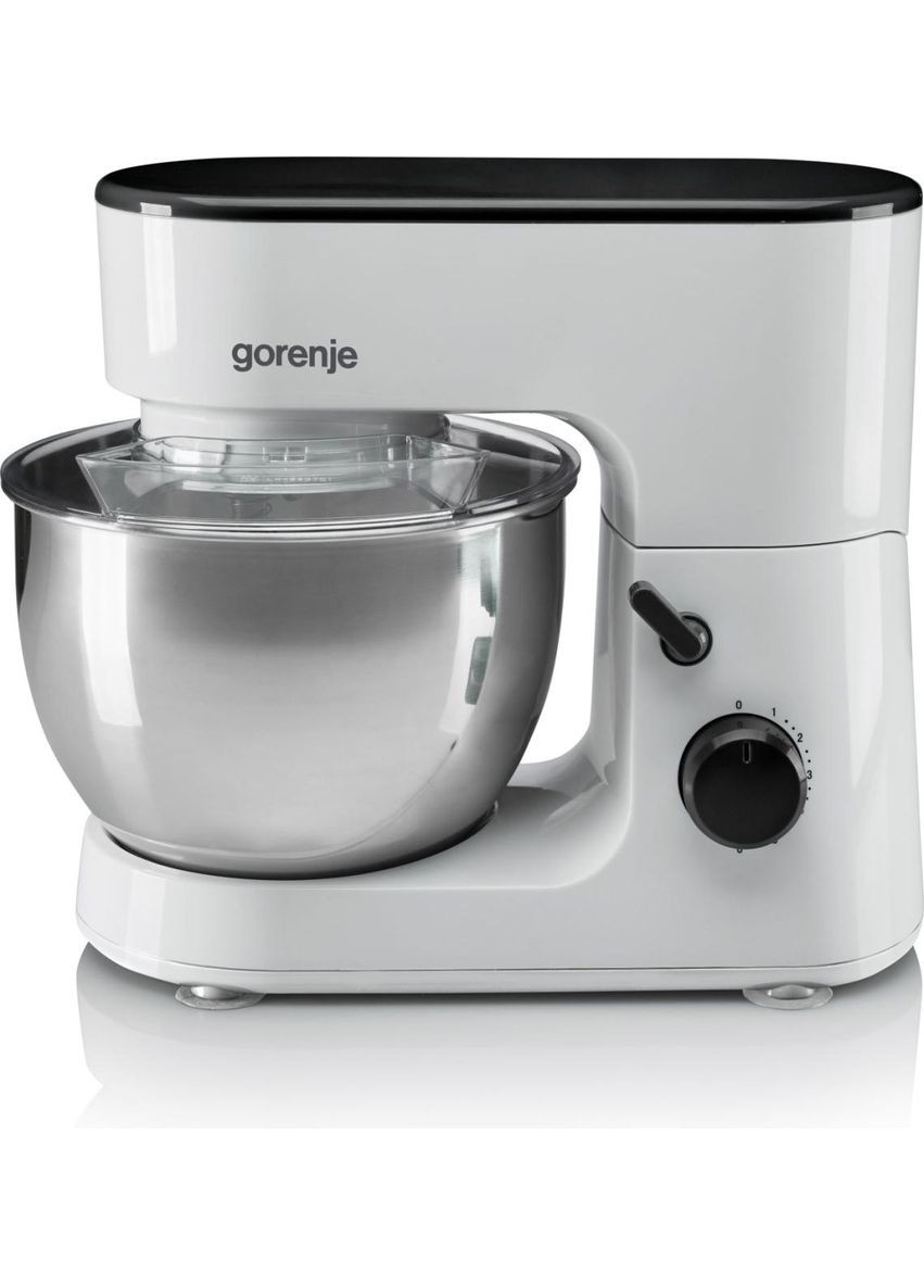 Кухонна машина 600Вт, чаша-метал, корпус-пластик, насадок-3, білий Gorenje (342113989)