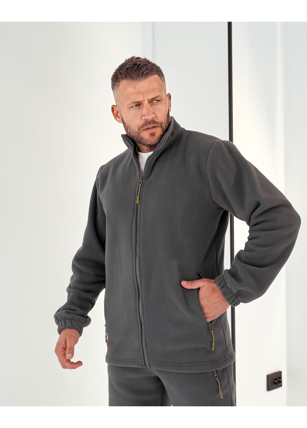 Эксклюзивный мужской флисовый костюм -Polar: стиль и тепло в одном Tailer (361948851)