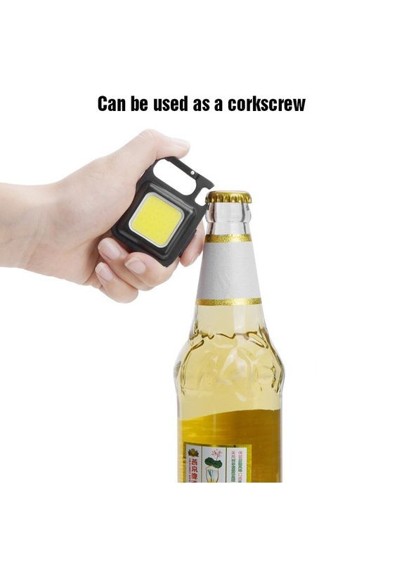 Фонарик аккумуляторный 200 mAh карманный с магнитом и водонепроницаемым карабином для палатки или кемпинга (HY050481) Bluefield (349844341)