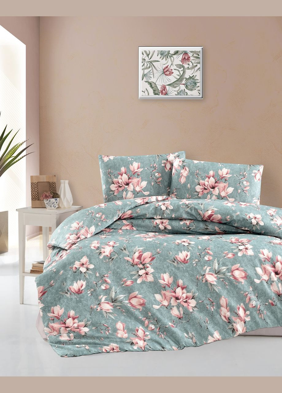 Постельное белье Homesko Ranforce 160 х 220 см Marea Blue First Choice (318381144)