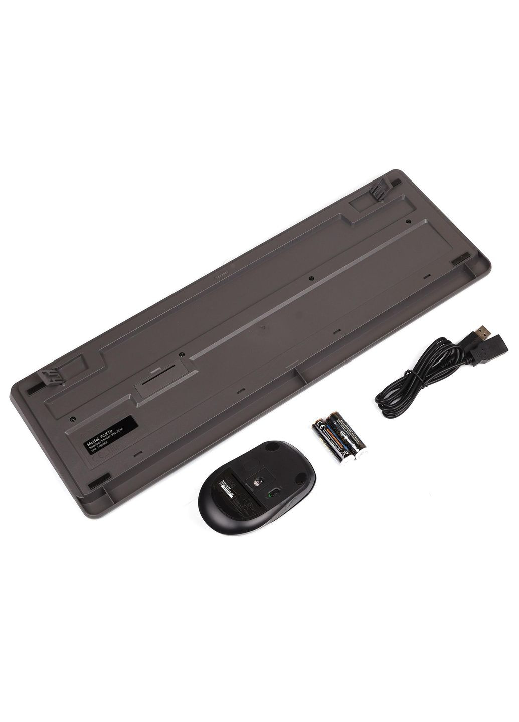 Комплект (клавиатура, мышь) беспроводной FG1010 Black/Grey A4Tech (342331276)