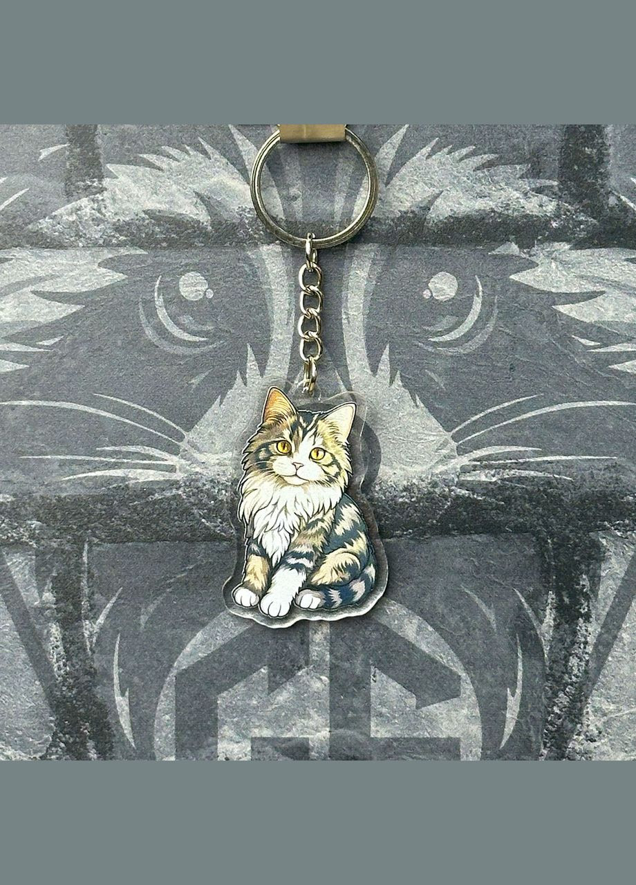Брелок из Акрила Кот 3 No Brand (339619537)