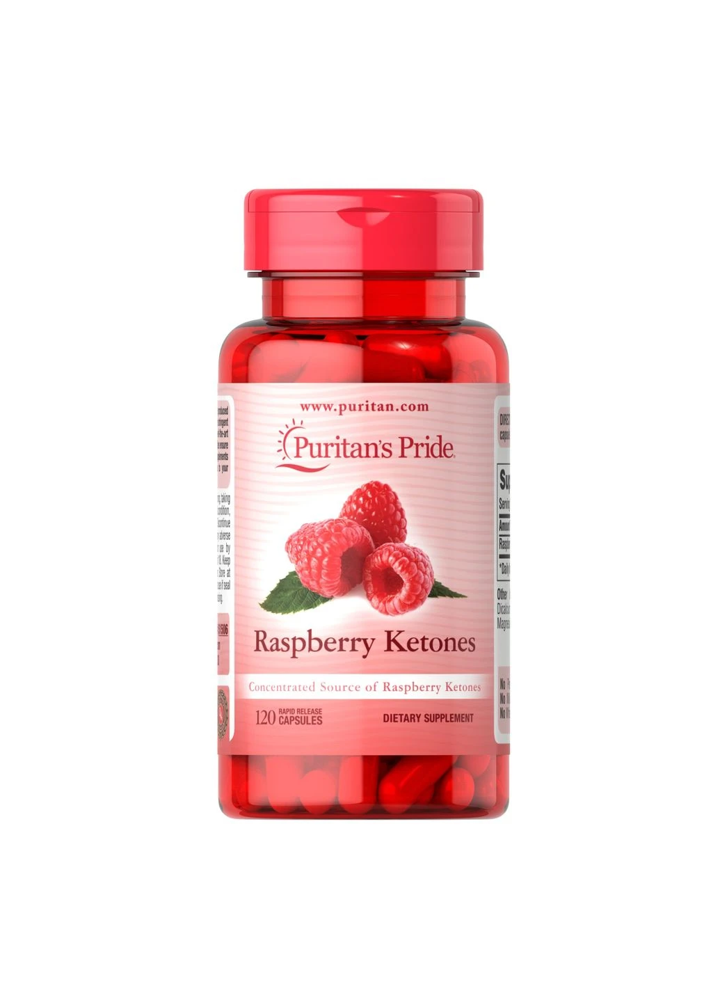 Raspberry Ketones 100 mg - 120 caps Puritans Pride (393949592)