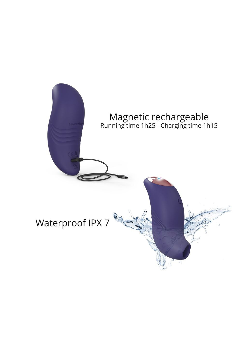 Вакуумный клиторальный стимулятор BELIEVER – MIDNIGHT INDIGO - CherryLove Love To Love (332209318)