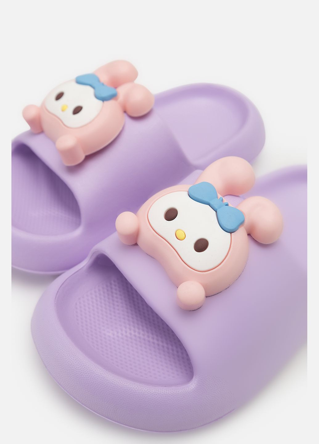 Сиреневые шлепанцы пляжные для девочки цвет сиреневый cb-00267982 Yuki