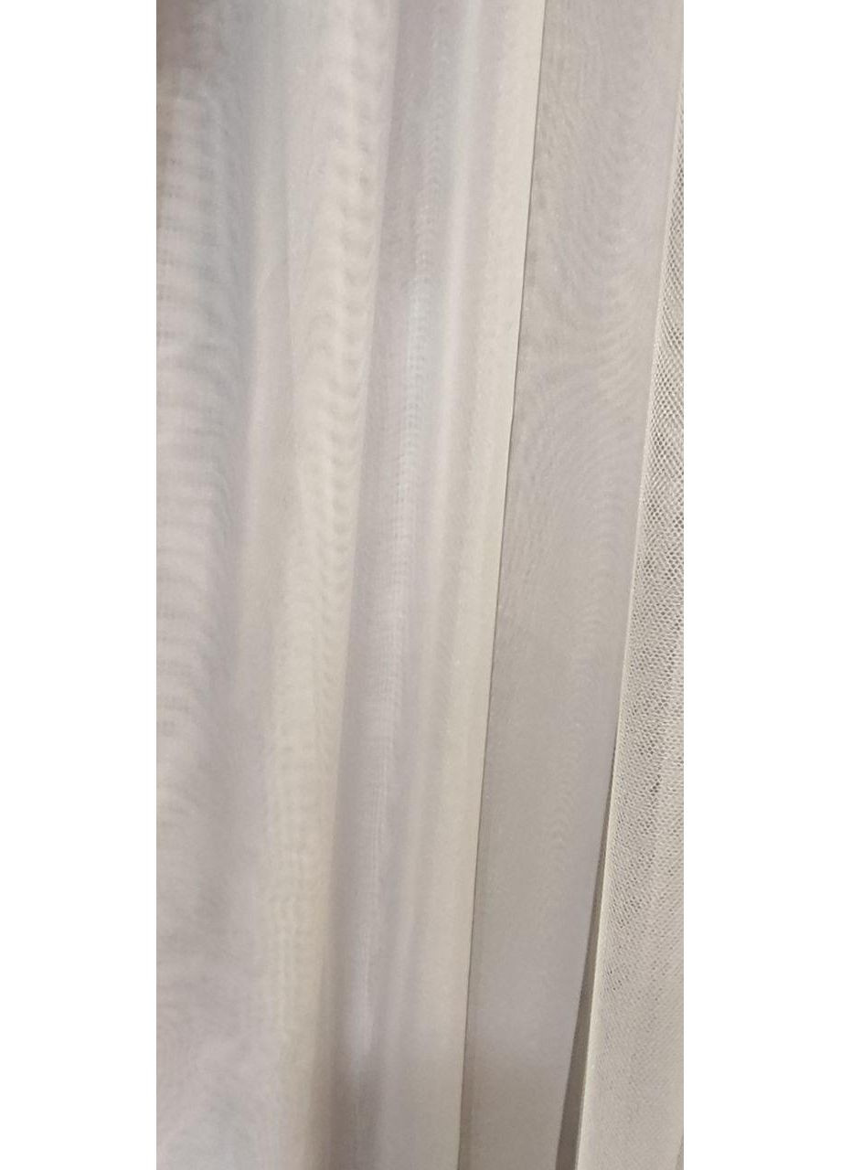 Тюль шифон вуаль молоко з обтяжувачем 600х250 No Brand (353828975)