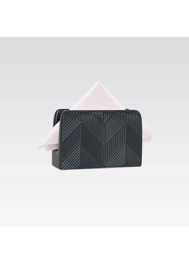 Серветниця керамічна Geometry Black (MR-20003-44) Maestro (362459152)