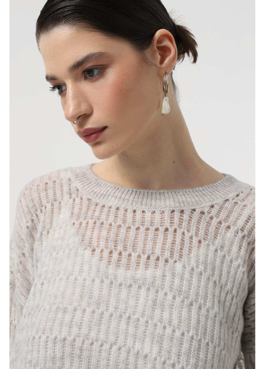 Світло-сірий демісезонний джемпер jw957 Sewel