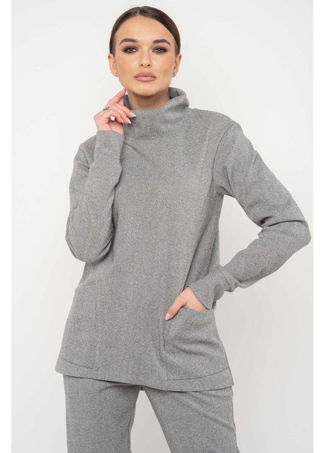 Серый демисезонный свитер Ри Мари