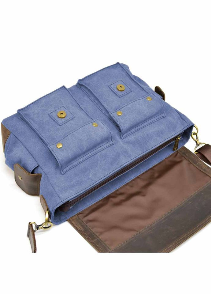 Мужская сумка через плечо из конваса и кожи RKc6690-4lx TARWA (298684002)