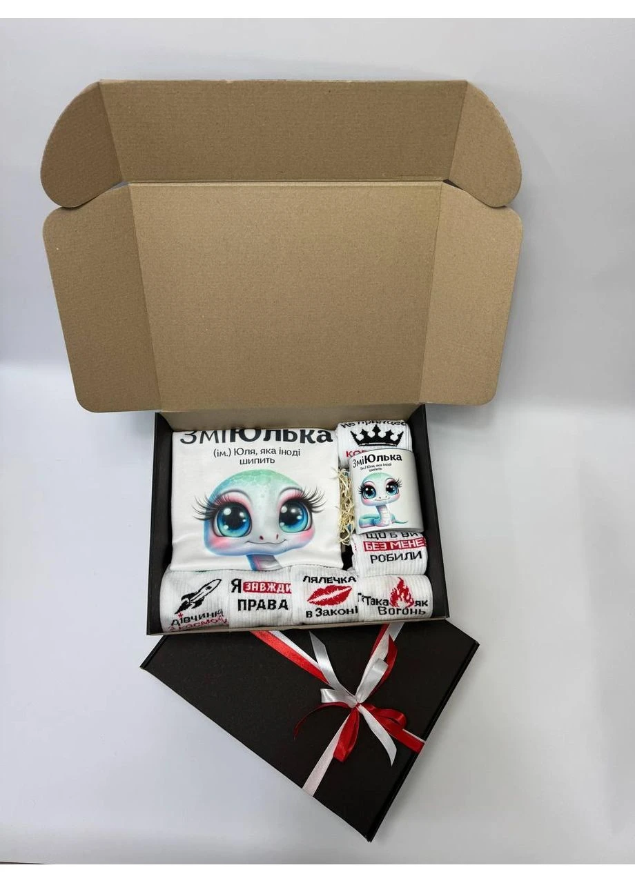 Подарочный Бокс для девушки: Футболка, Кружка, Носки шкфЖ003 3XL No Brand (402388419)
