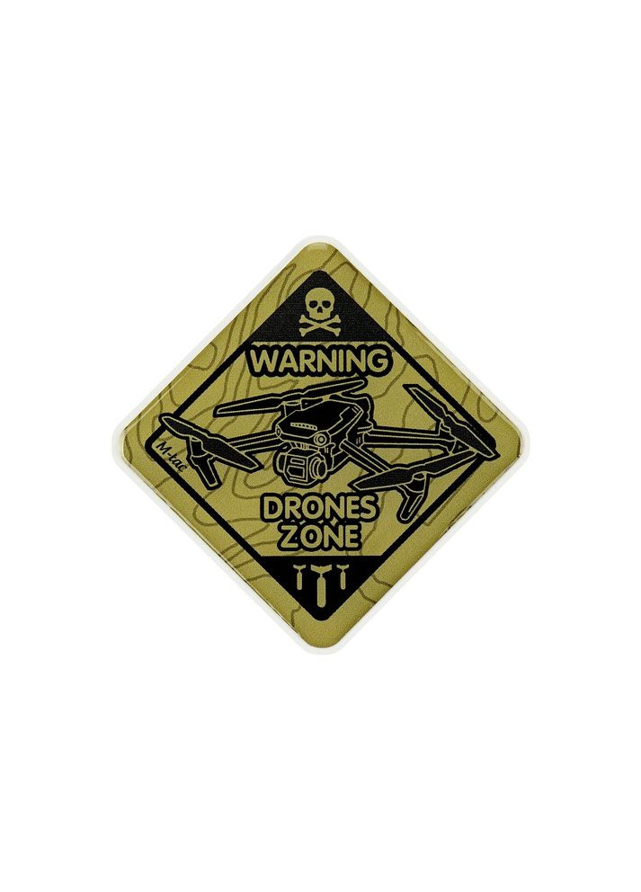 Наклейка об'ємна Drones Zone Coyote M-TAC (324444798)