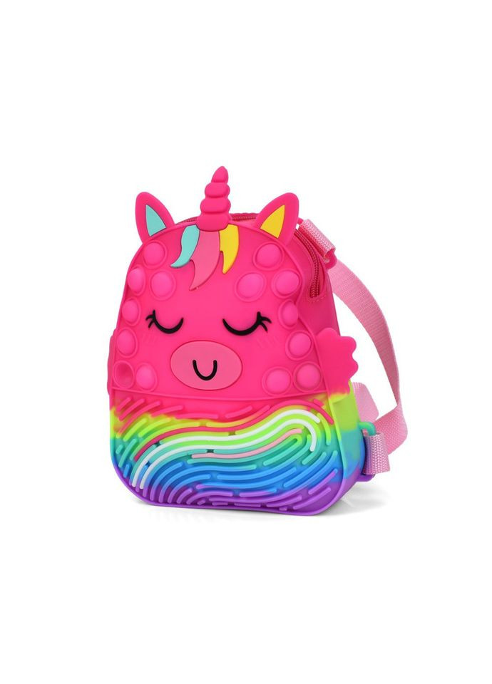Дитяча сумочка-рюкзачок "Єдиноріг" 9882(Pink) розмір 20 см Bambi (337170830)