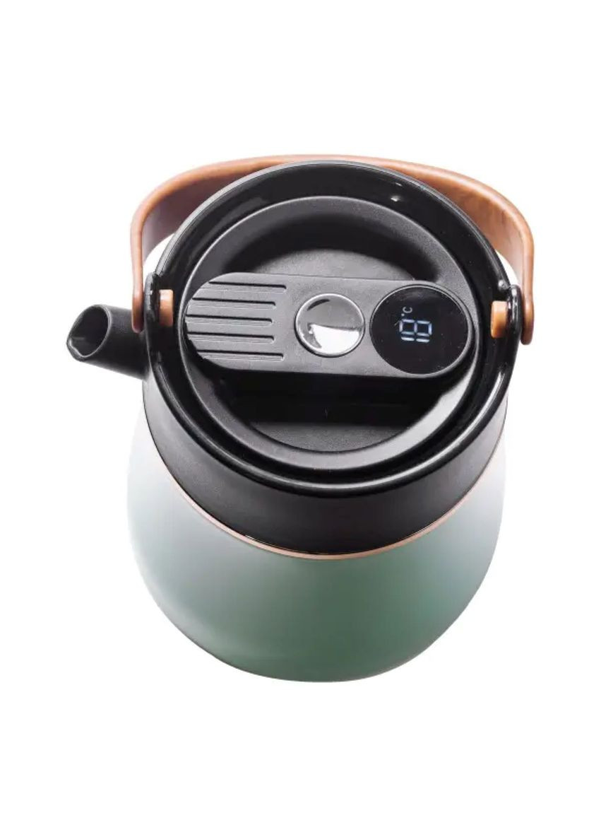 Чайник термос 700 мл мятный с датчиком температуры для горячих и холодных напитков термос для путешествий ProDobro (364189743)